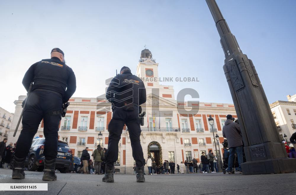 Madrid Police Headquarters Presents New Years Eve Security Plan - Madrid