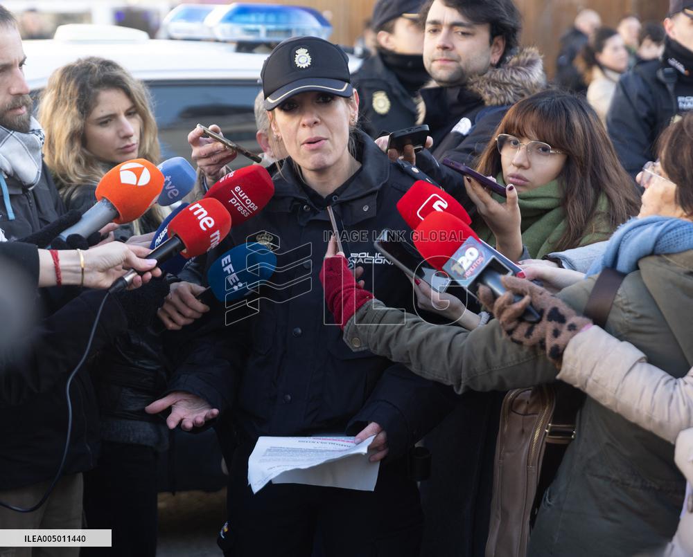 Madrid Police Headquarters Presents New Years Eve Security Plan - Madrid