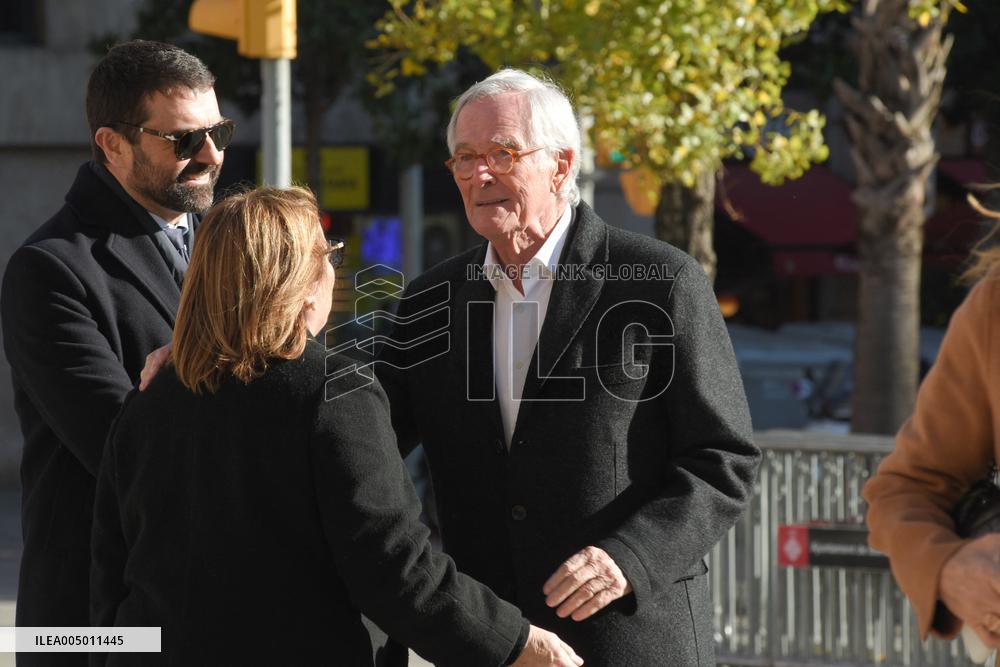 Funeral of Businessman Carles Vilarrubi - Barcelona