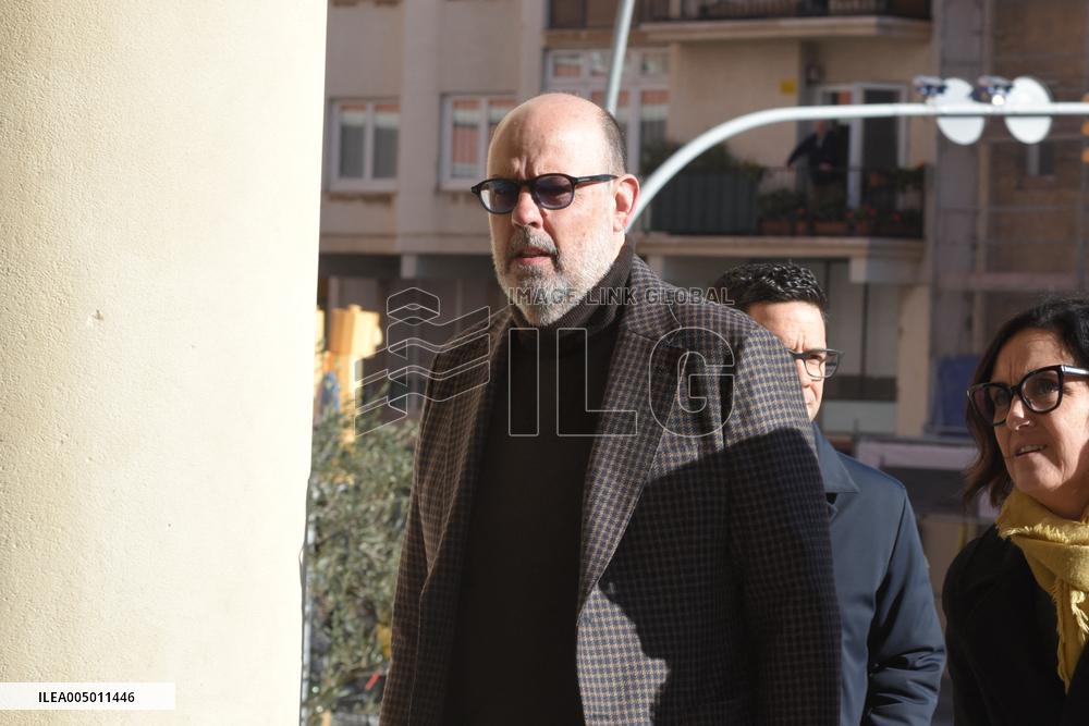 Funeral of Businessman Carles Vilarrubi - Barcelona