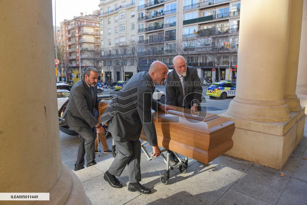 Funeral of Businessman Carles Vilarrubi - Barcelona