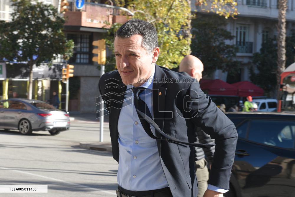 Funeral of Businessman Carles Vilarrubi - Barcelona