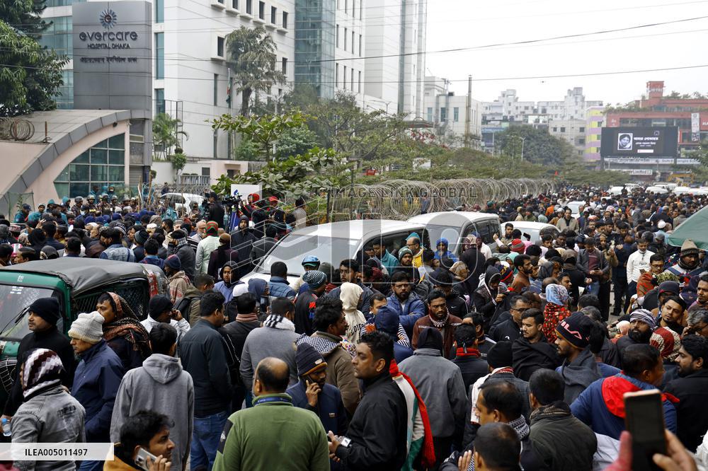 Death Of Bangladesh's Former PM Khaleda Zia - Dhaka