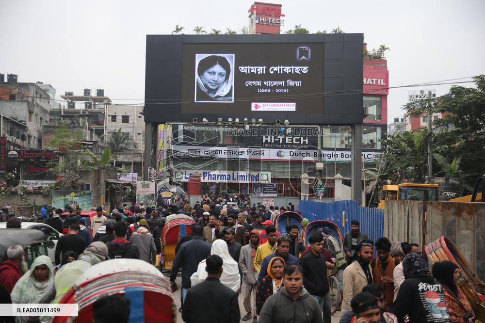 Death Of Bangladesh's Former PM Khaleda Zia - Dhaka