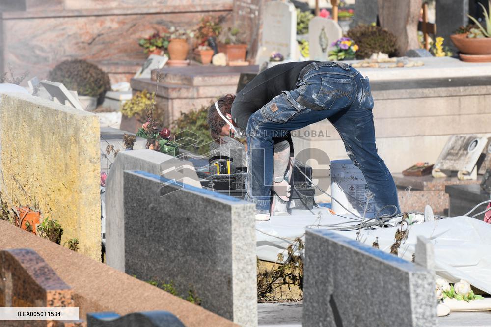 Bardot Family Tomb Works Underway - Saint Tropez