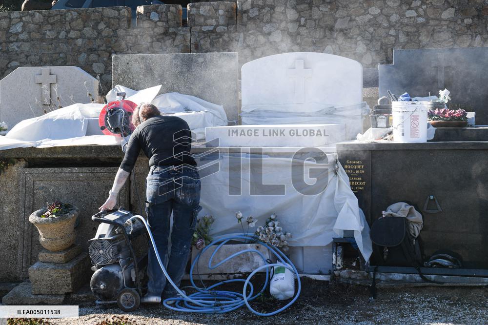 Bardot Family Tomb Works Underway - Saint Tropez