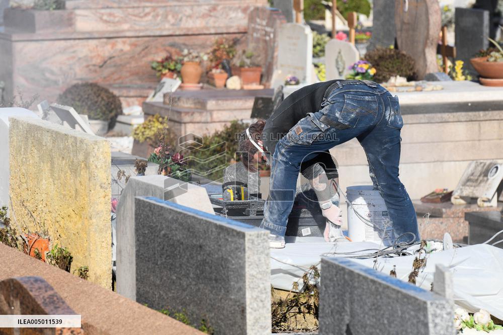 Bardot Family Tomb Works Underway - Saint Tropez