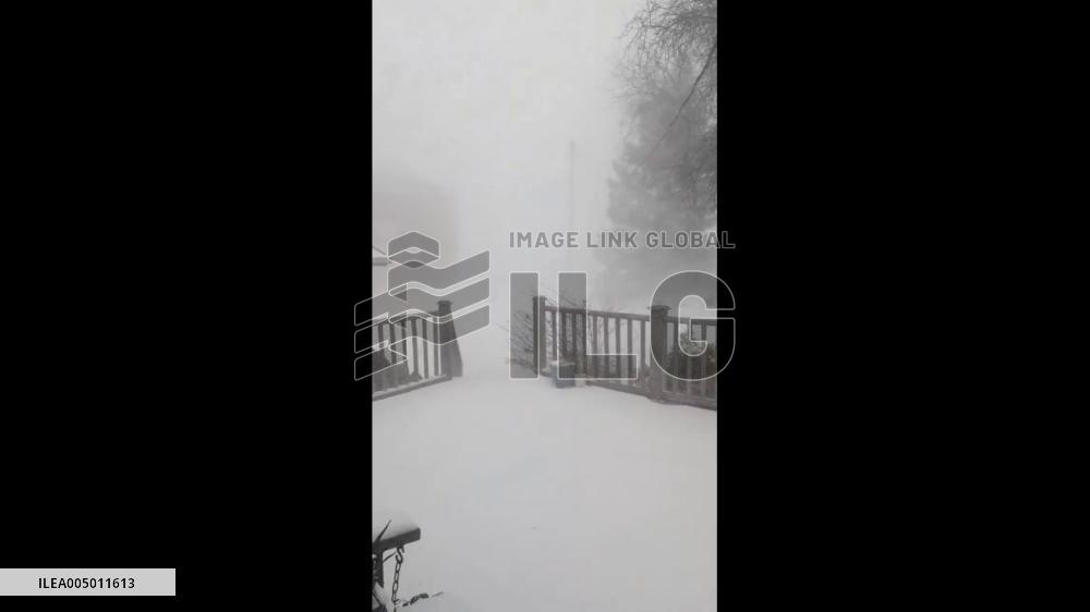 Canada: Blizzard Conditions in Ontario as Winter Storms Continue