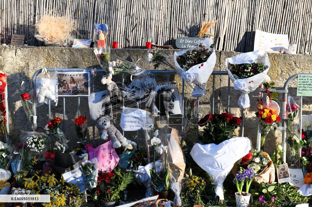 Hommage To Brigitte Bardot Outside Her House - Saint Tropez