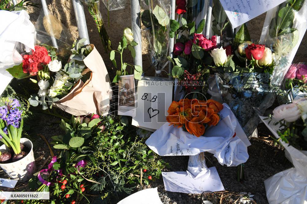 Hommage To Brigitte Bardot Outside Her House - Saint Tropez