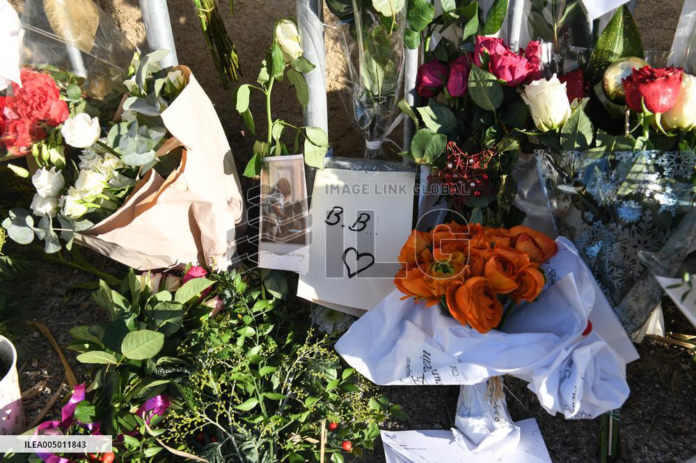 Hommage To Brigitte Bardot Outside Her House - Saint Tropez