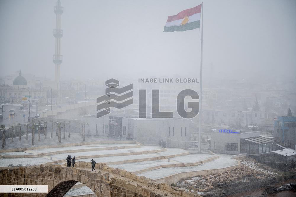 Snowfall In Kurdistan Region - Iraq
