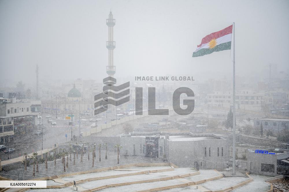 Snowfall In Kurdistan Region - Iraq