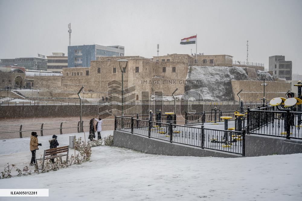 Snowfall In Kurdistan Region - Iraq