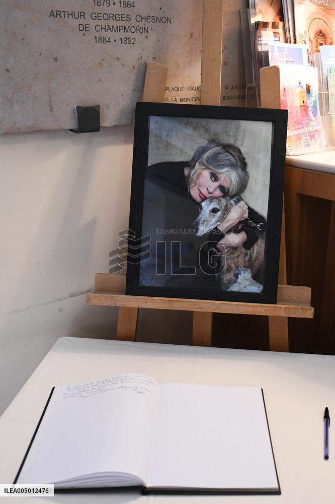 Brigitte Bardot Tribute At Town Hall - Saint Tropez