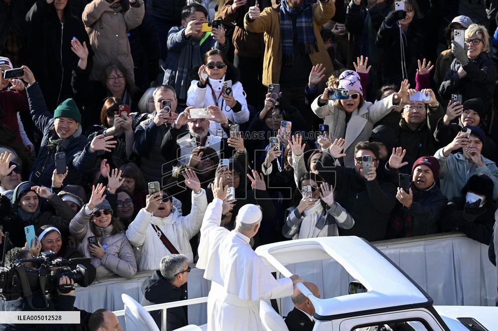 Pope Leo XIV Leads The General Audience - Vatican