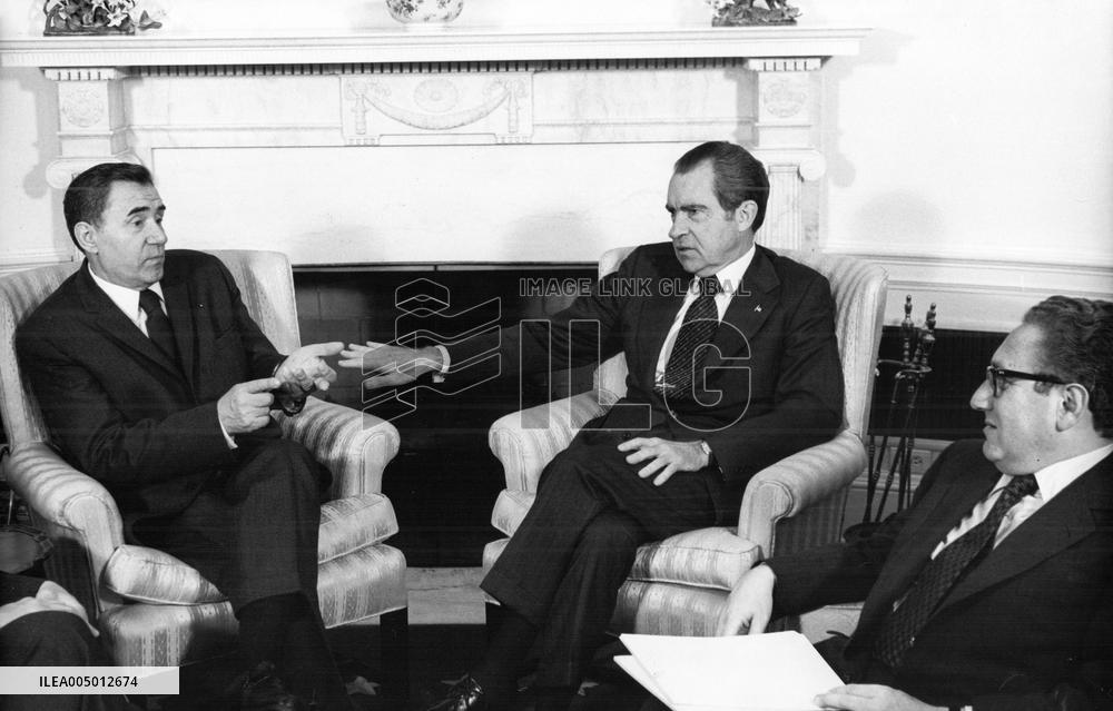 Nixon Meets Gromyko in the Oval Office