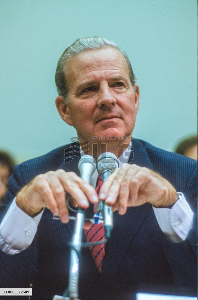 US Secretary of State James A Baker III Testifies on Iraq