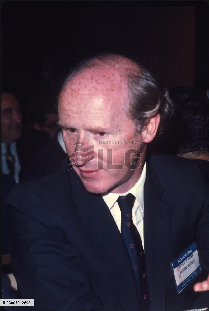 Anthony Barber Attends the IMF Annual Meeting