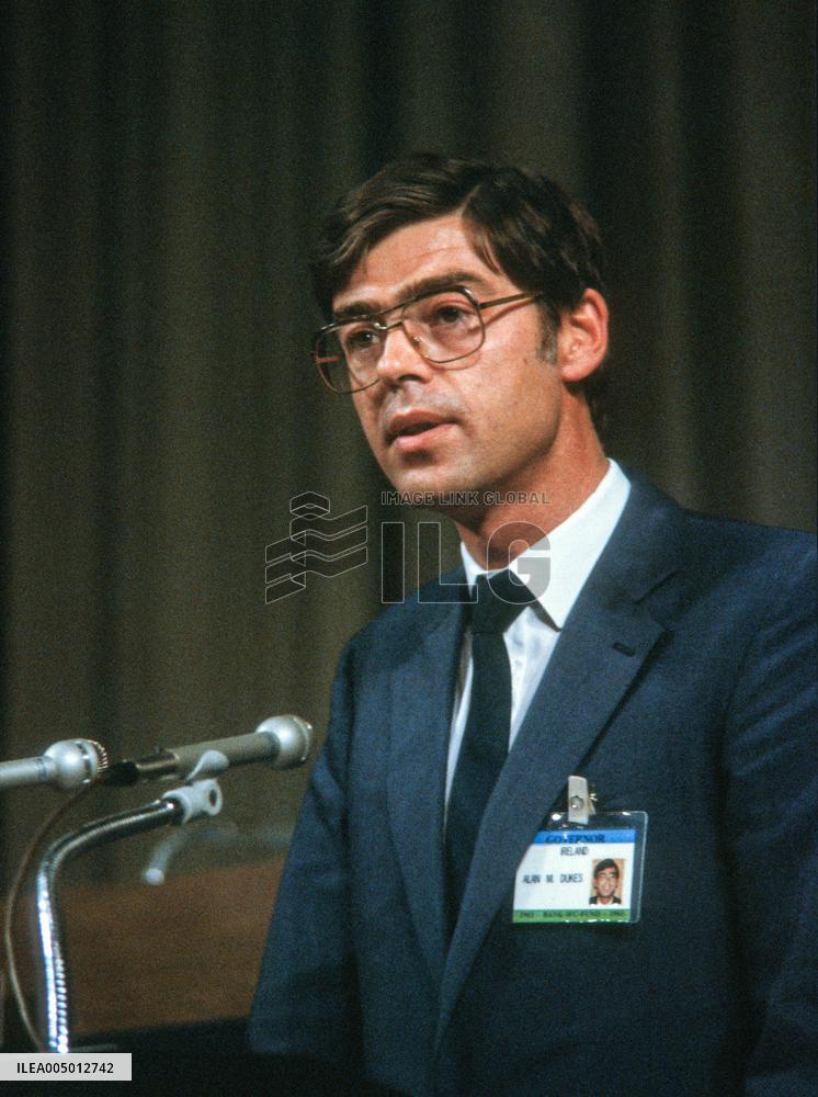 Alan M. Dukes Attends the 1983 IMF Annual Meeting