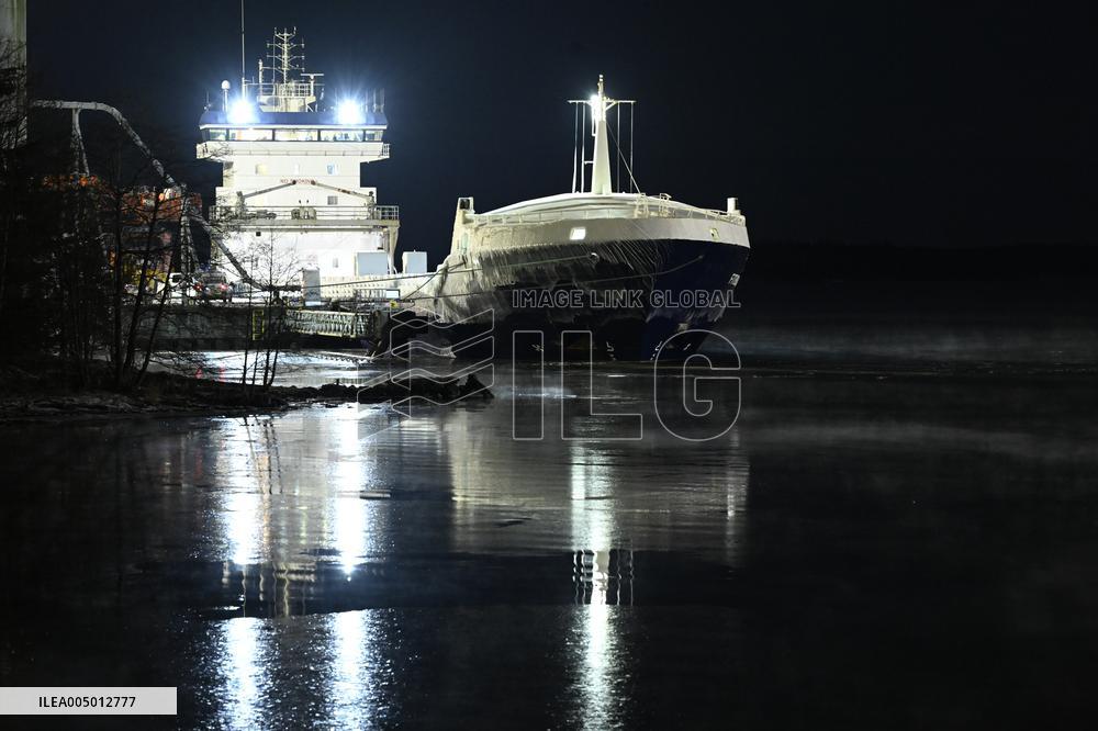 Finnish authorities seize vessel following sea cable disruption