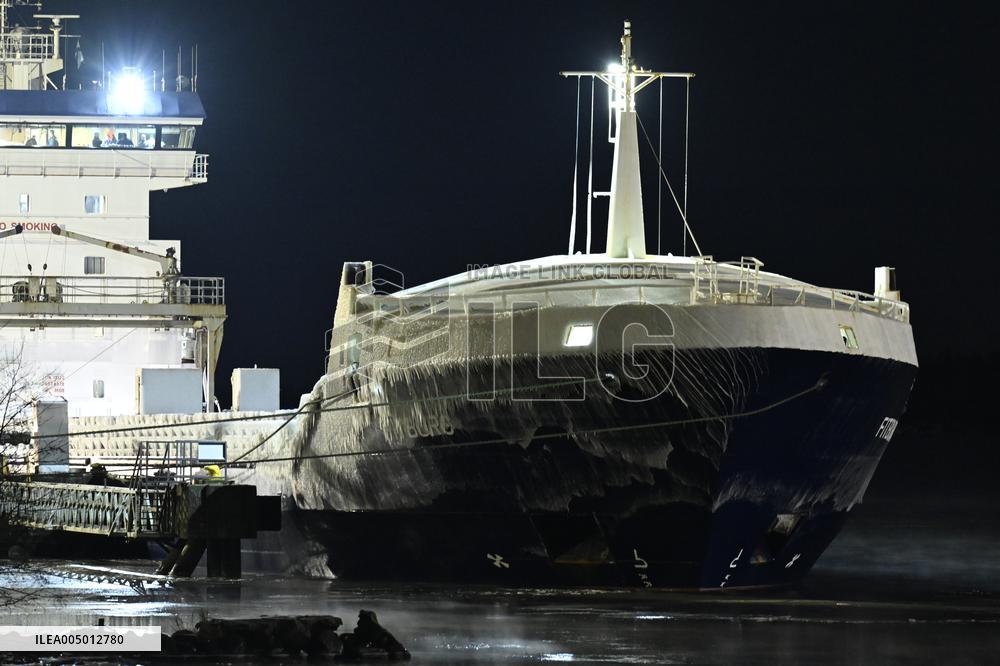 Finnish authorities seize vessel following sea cable disruption