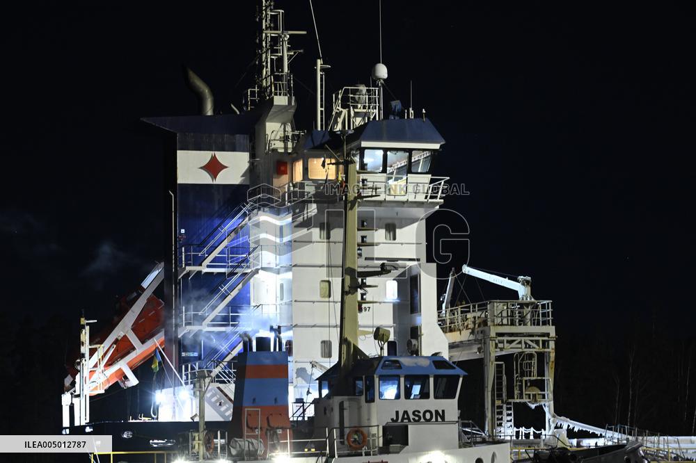 Finnish authorities seize vessel following sea cable disruption