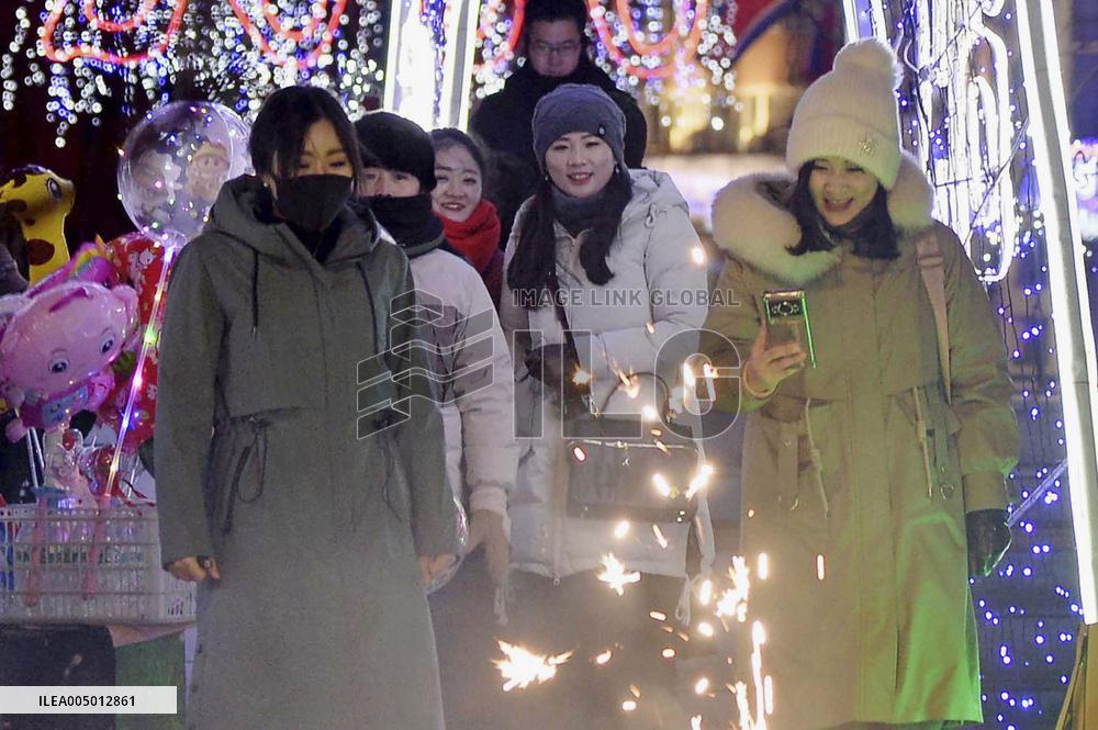 Pyongyang ahead of New Year's Day
