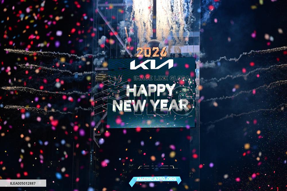 2026 New Years Day in Times Square