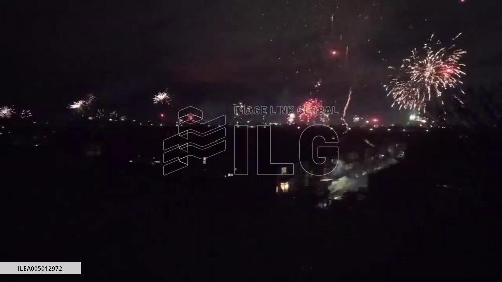UK: Hull Celebrates New Year With Fireworks