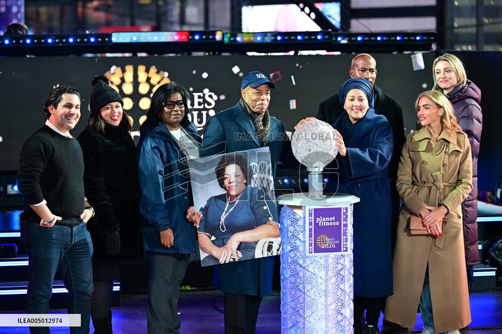 2026 New Years Day in Times Square