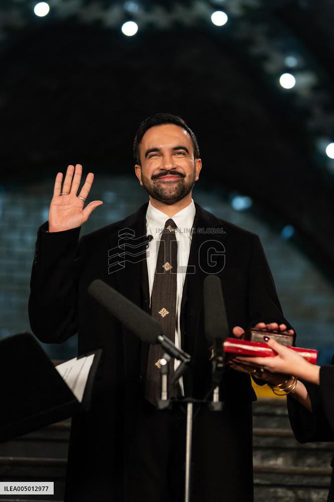 Mamdami Sworn-In as NYC Mayor