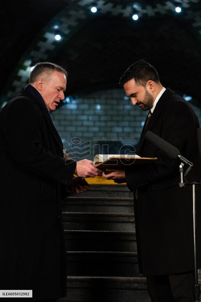 Mamdami Sworn-In as NYC Mayor