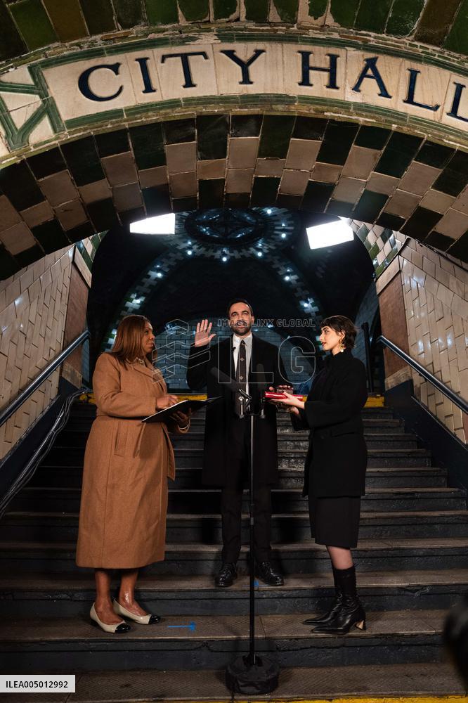 Mamdami Sworn-In as NYC Mayor