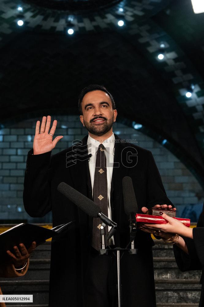Mamdami Sworn-In as NYC Mayor
