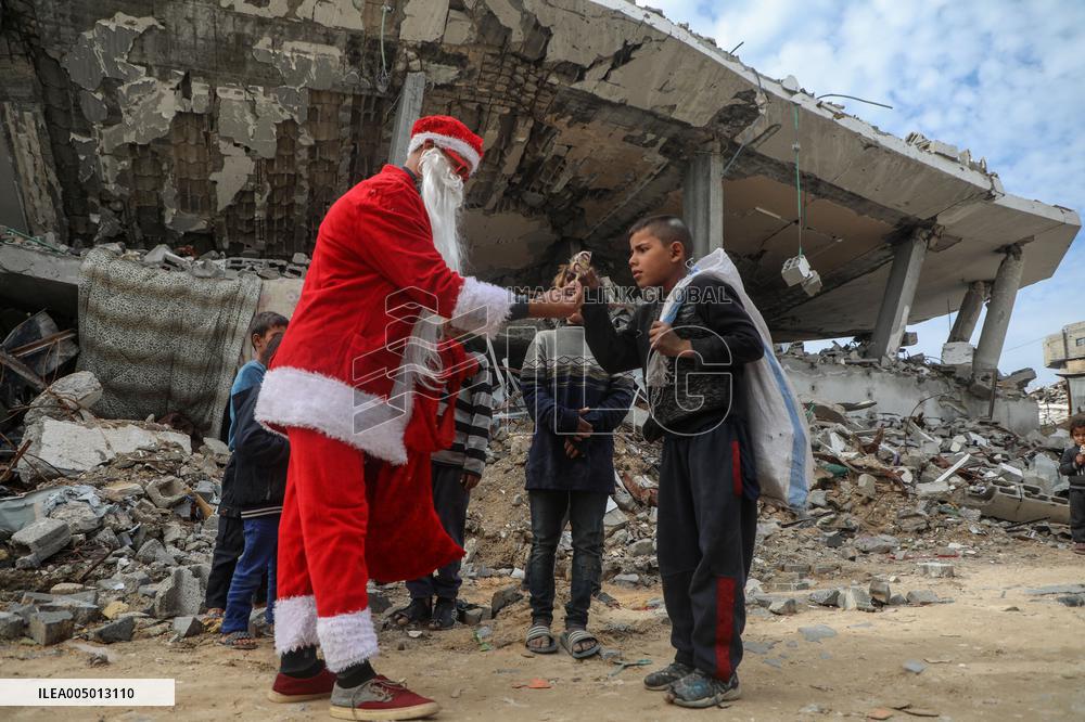 New Year Celebrations in Gaza