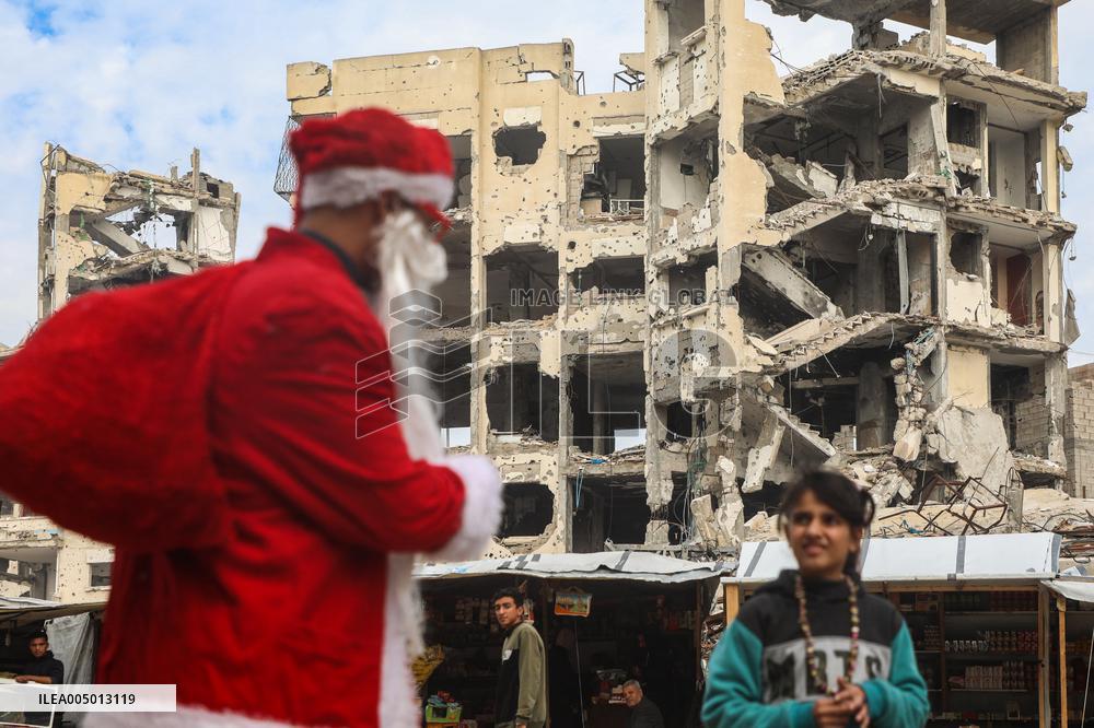 New Year Celebrations in Gaza