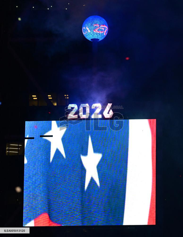 2026 New Years Day in Times Square