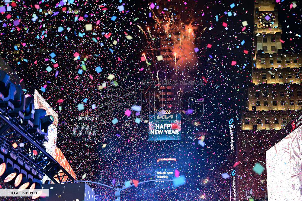 2026 New Years Day in Times Square