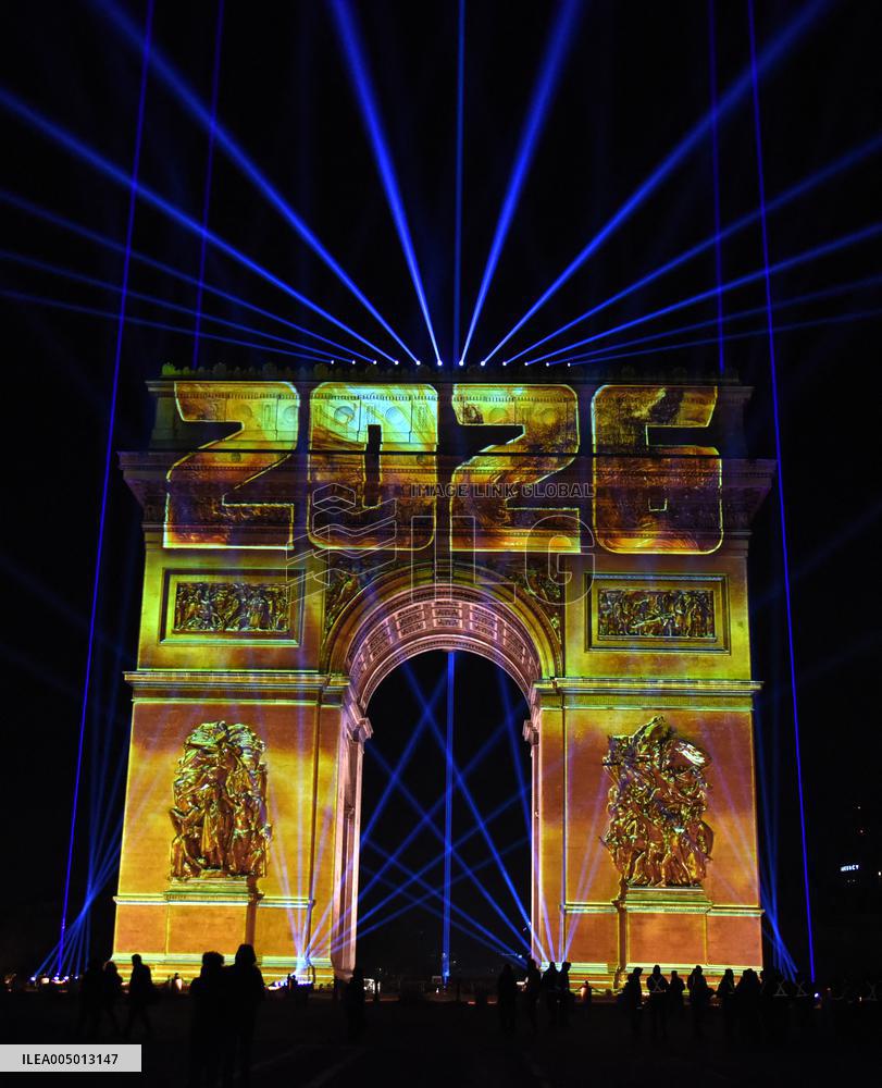 New Year Celebrations in France - Paris