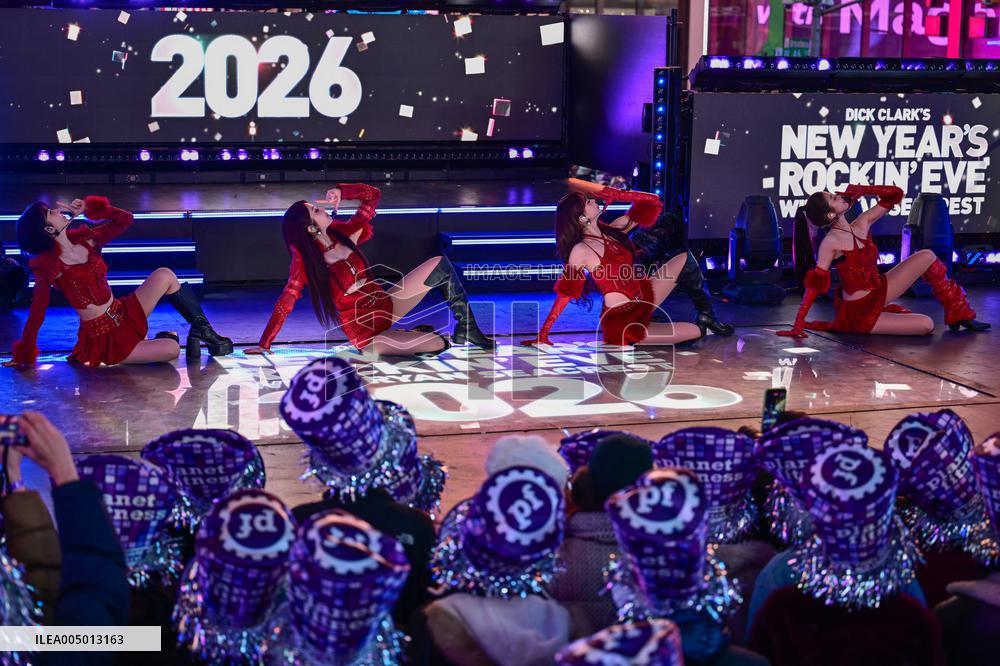 2025 New Years Eve in Times Square