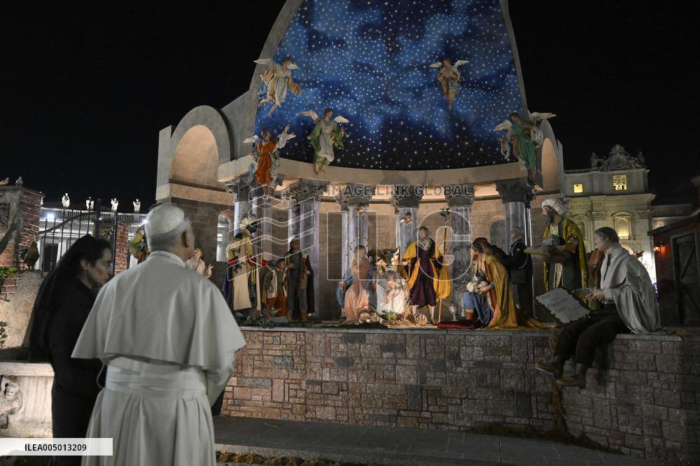 Pope Leo XIV Visits The Nativity Scene - Vatican