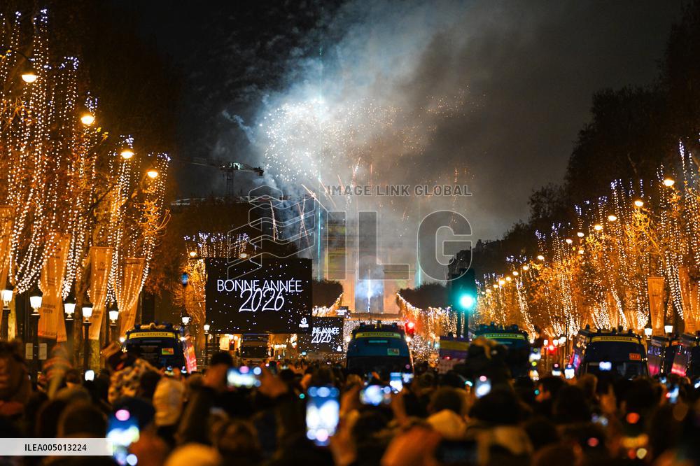New Year Celebrations in France - Paris