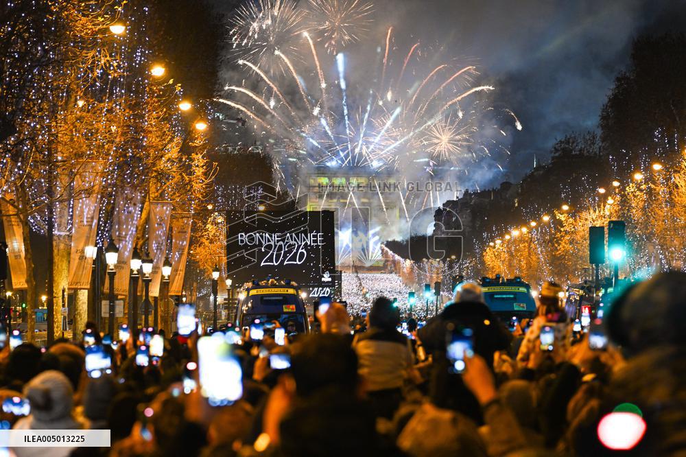 New Year Celebrations in France - Paris