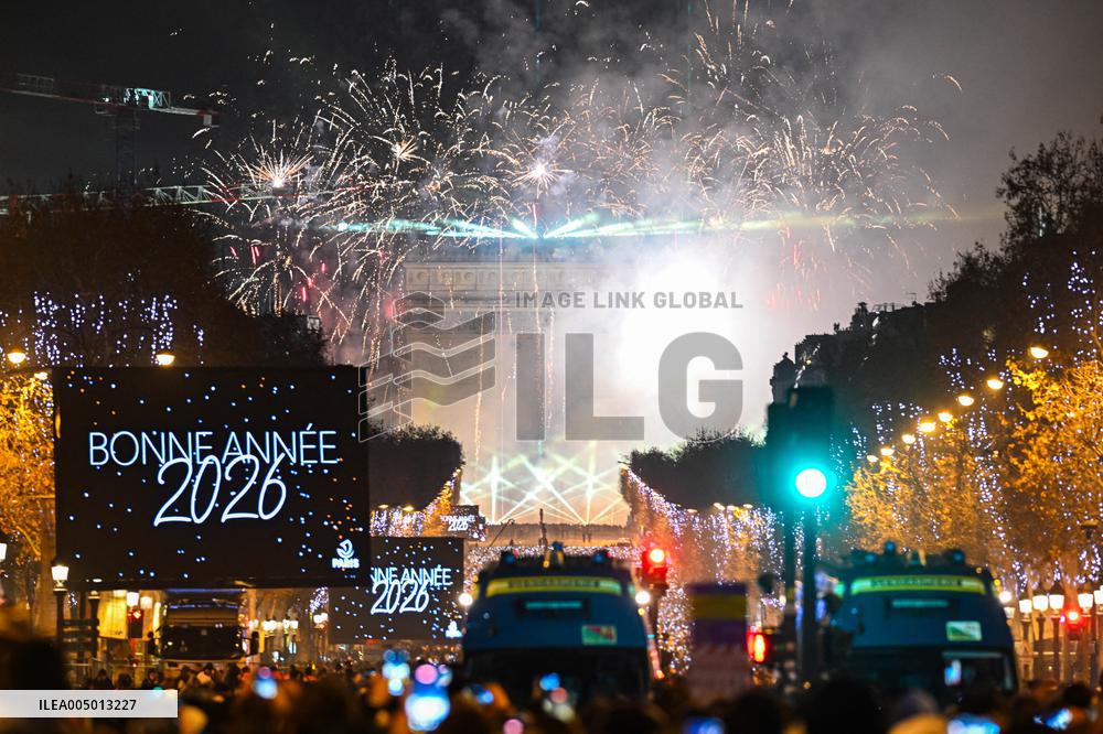 New Year Celebrations in France - Paris