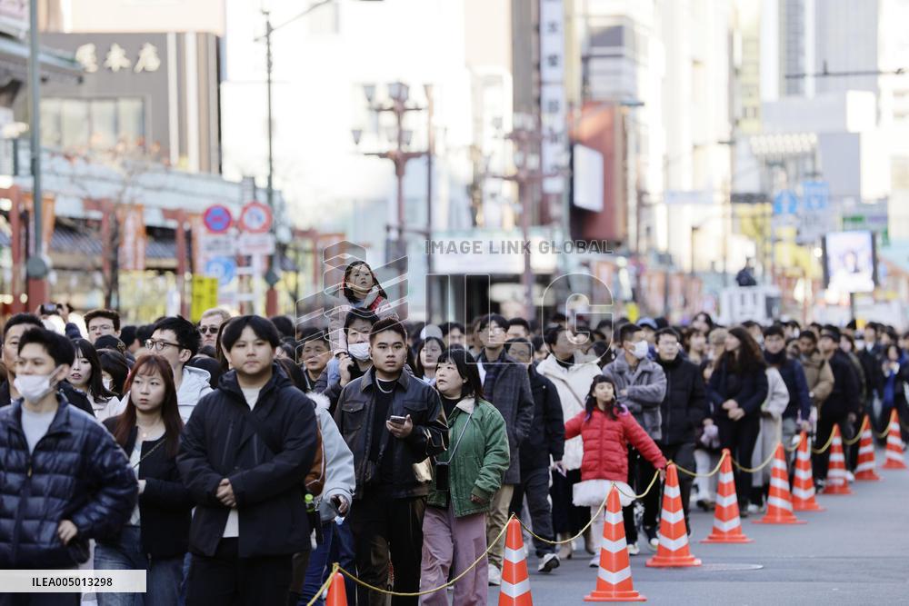New Year's Day in Tokyo