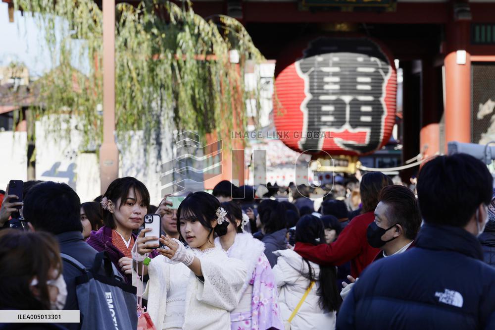 New Year's Day in Tokyo