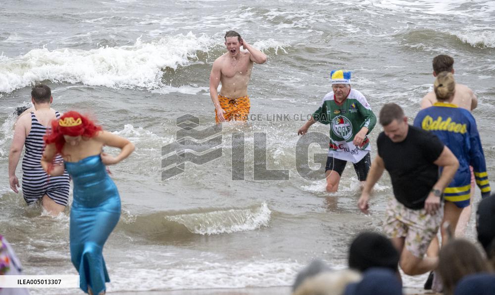 SWEDEN NEW YEAR'S DIVE