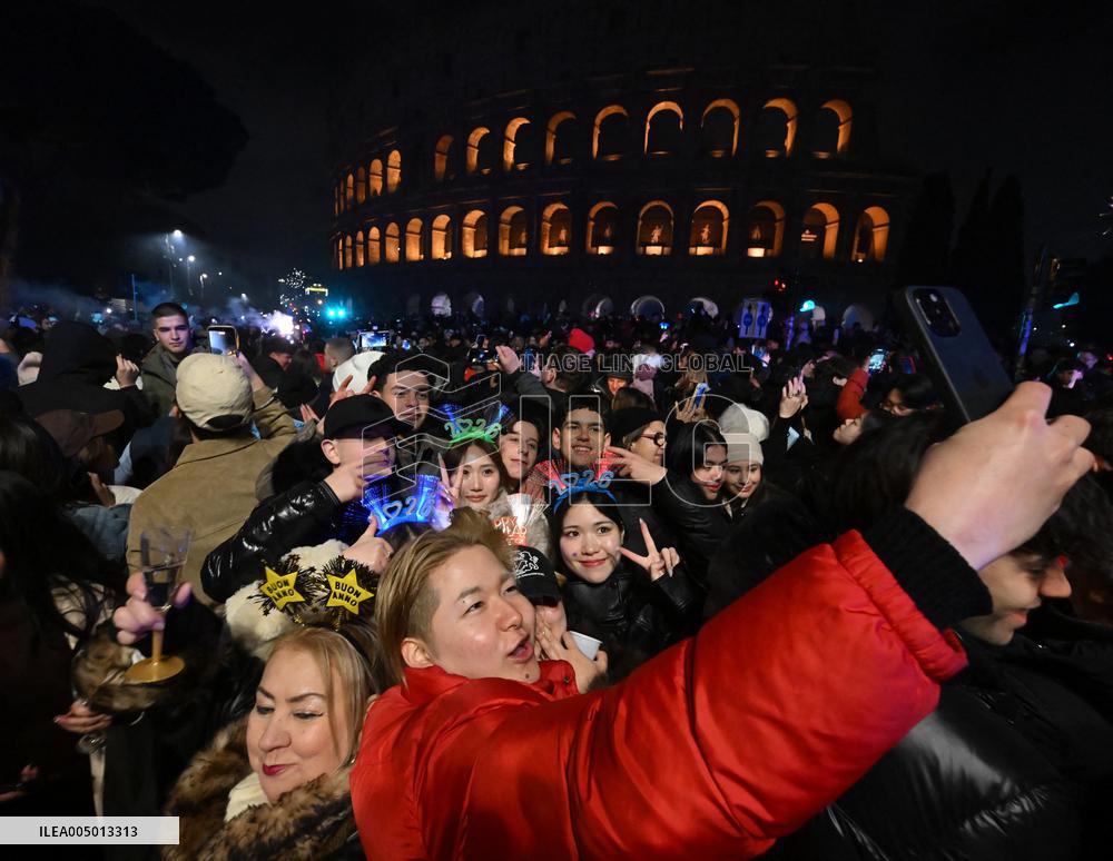 New Year Celebrations In Italy - Rome