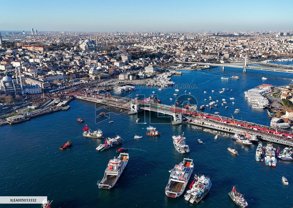 More Than Half A Million People Rallied For Gaza - Istanbul